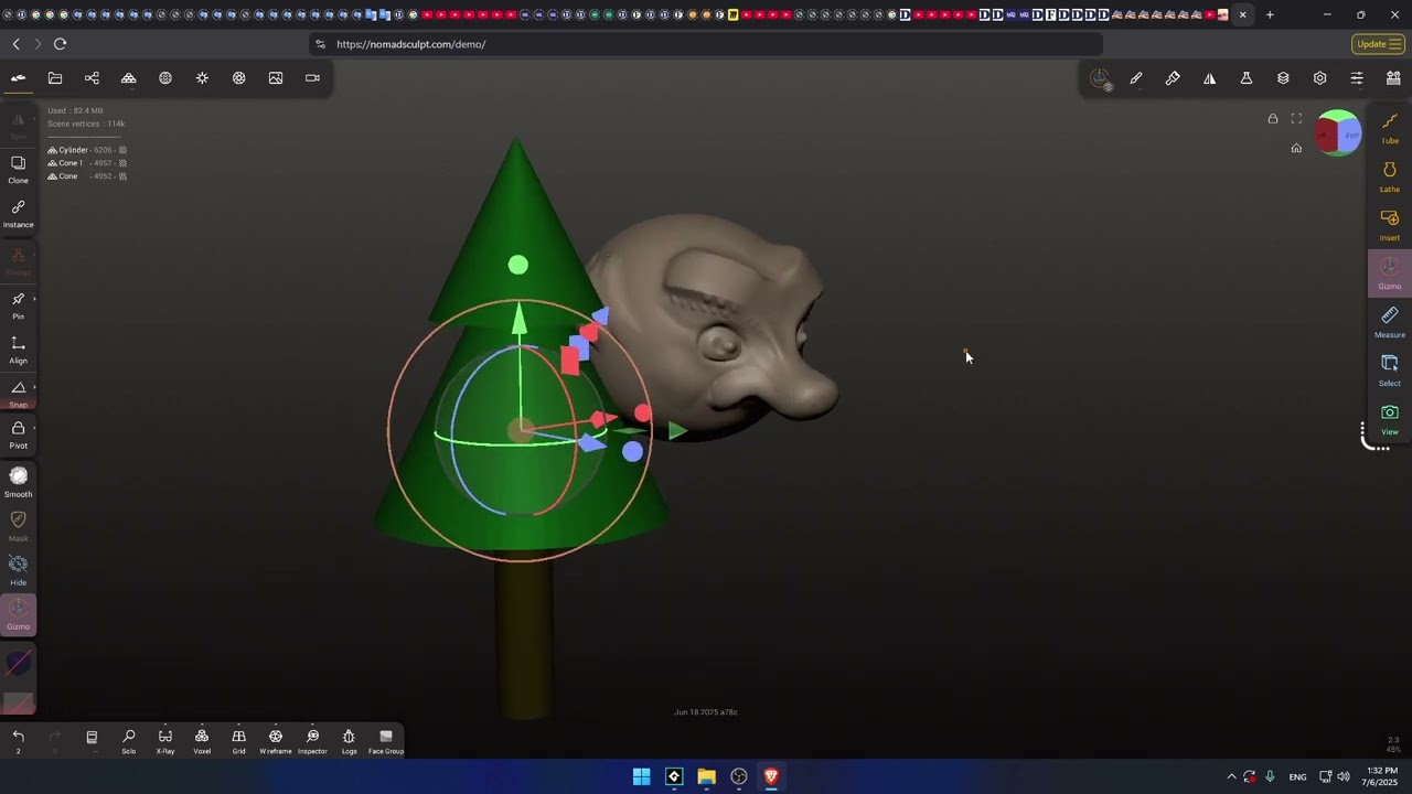 Nomad Sculpt Project Options