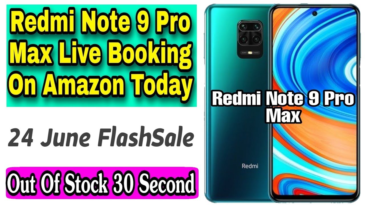 Redmi Note 9 Pro Max Flash Sale AUTO BUY TRICK⚡ | 24 June Sale Live Proof of Booking | 101% WORKING