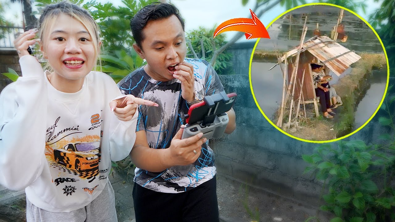 INTIP PUTRI PACARAN PAKAI DRONE!! TERNYATA DIA BERDUAAN DISINI!!