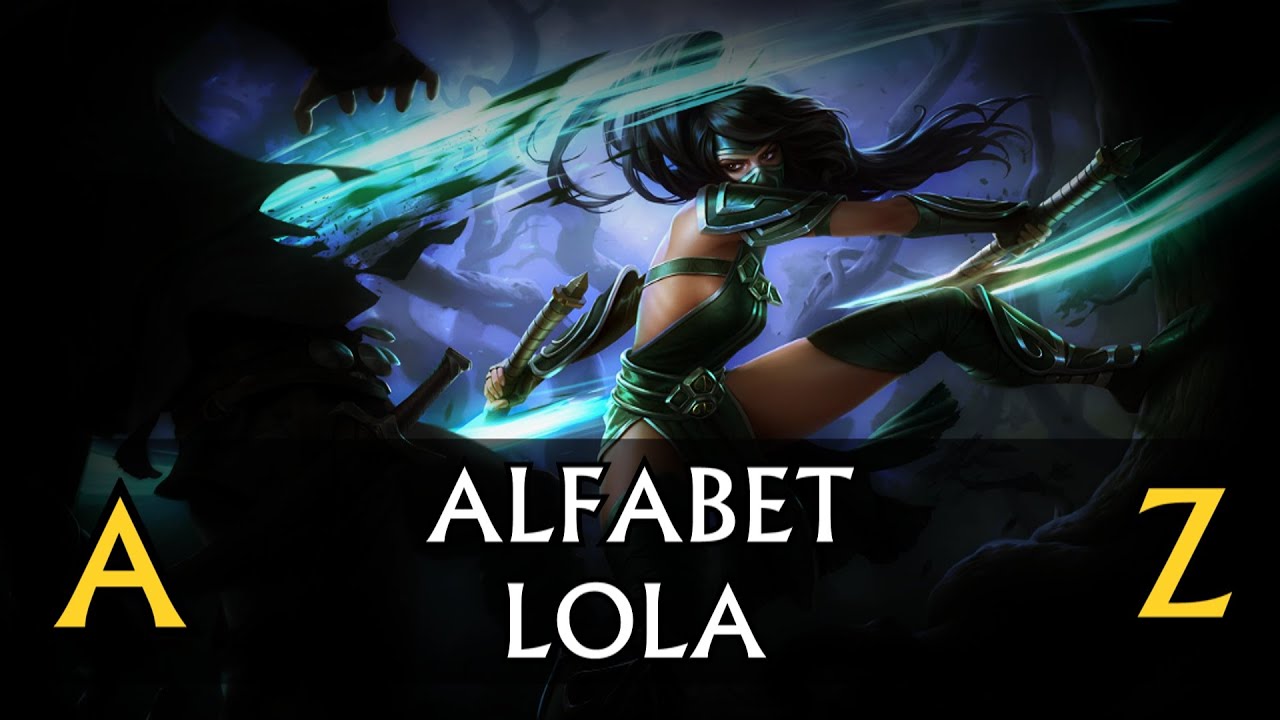 League of Legends: ALFABET LOL'A - Akali