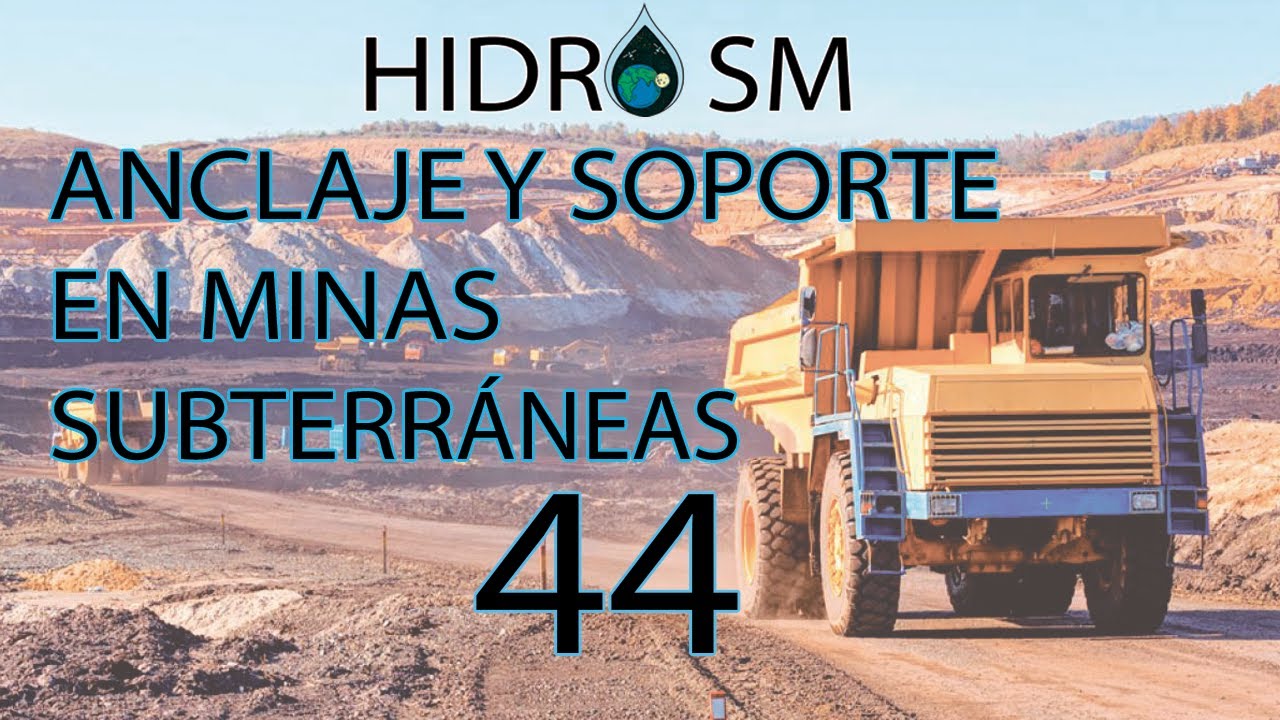 Anclaje y Soporte en Minas Subterráneas - Minería
