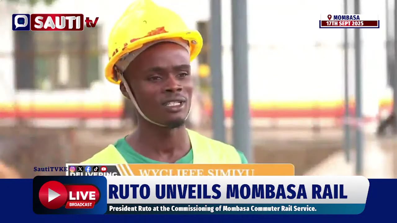 LIVE: ⁠President Ruto flags off new Mombasa commuter rail