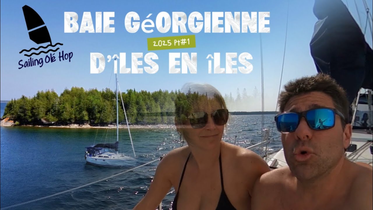 La Baie Géorgienne d’îles en îles. (Un archipel de 4 milliards d’années et la plage de Darch)⛵️⚓️🇨🇦.