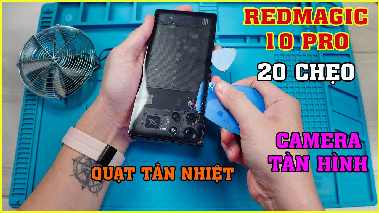 Mổ Bụng REDMAGIC 10 PRO Teardown. Quạt Tản Nhiệt, Bất Ngờ Cơ Chế Camera Ẩn