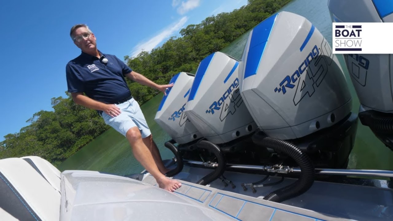 NEW DEEP IMPACT 399 CABIN - Center Console Motor Boat Review - The Boat Show
