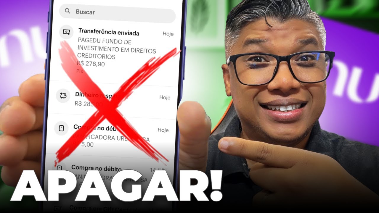 Como APAGAR Contato do Histórico de TRANSFERÊNCIA DO NUBANK!