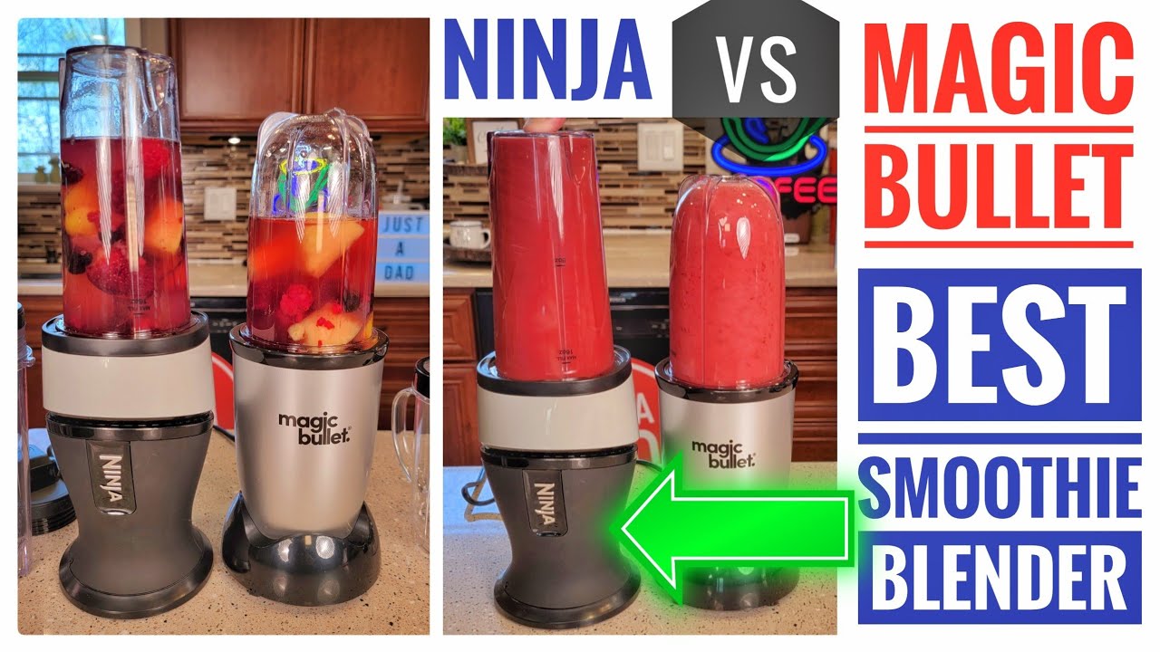 🥤 ⚖️ Ninja vs Magic Bullet Blender Comparison | Best One For Smoothies??