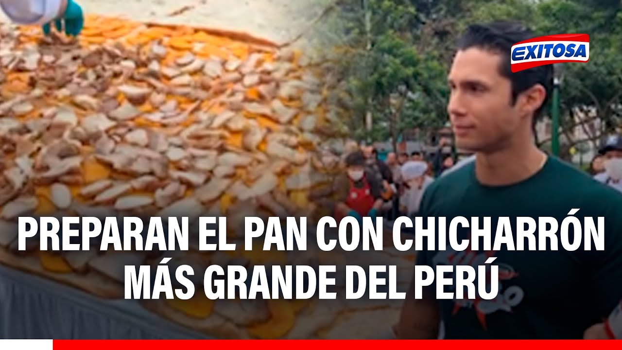 🔴🔵 Mundial de Desayunos de Ibai: Preparan el pan con chicharrón más grande del Perú