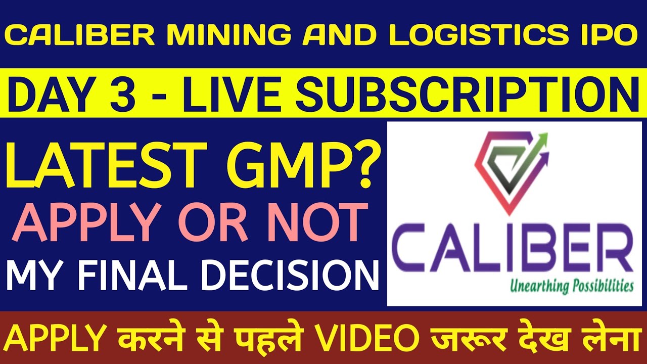 Caliber Mining And Logistics IPO 🔴Caliber Mining And Logistics IPO Review 🔴Caliber Mining IPO Review