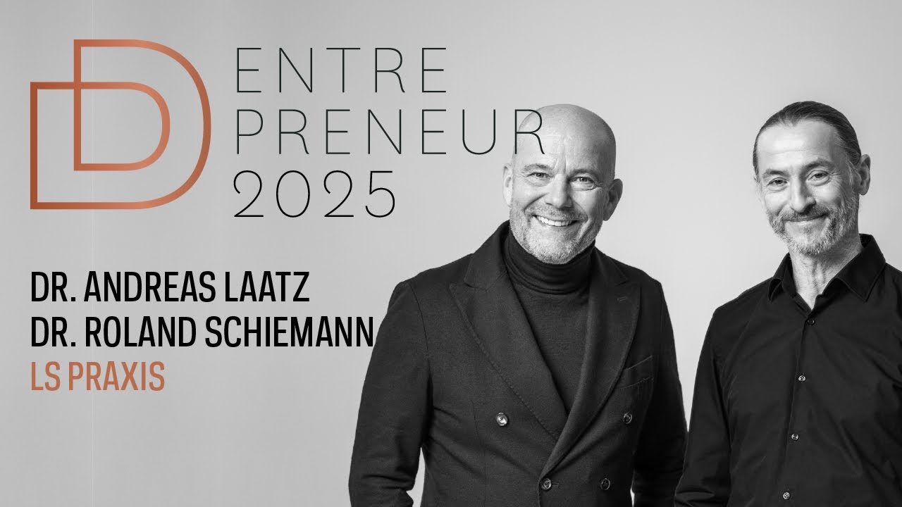 Dentrepreneur 2025 - Kandidaten Dr. Andreas Laatz und Dr. Roland Schiemann