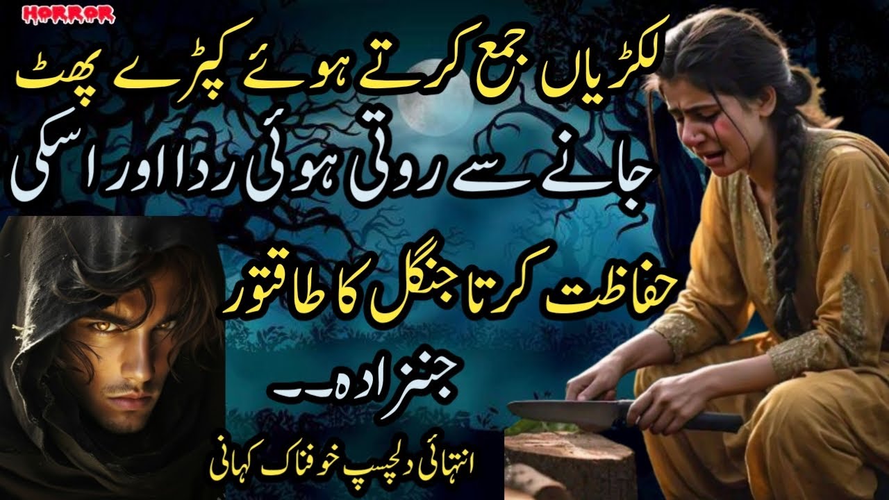 Lakriyan Jama Kartay Huey Kapray Phat Janey Say Roti Hui Rida Aur Uski Hifazat Karta Jangal Ka takat
