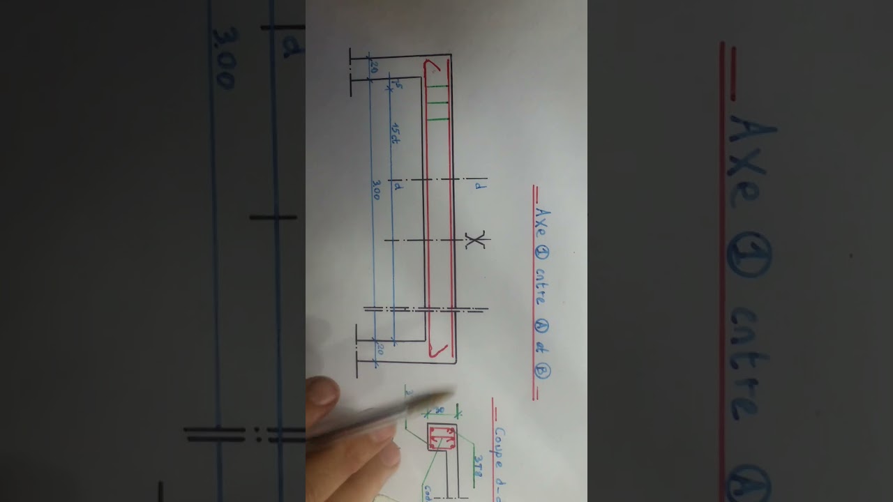 COMPRENDRE les Bordereau des aciers d'une poutre