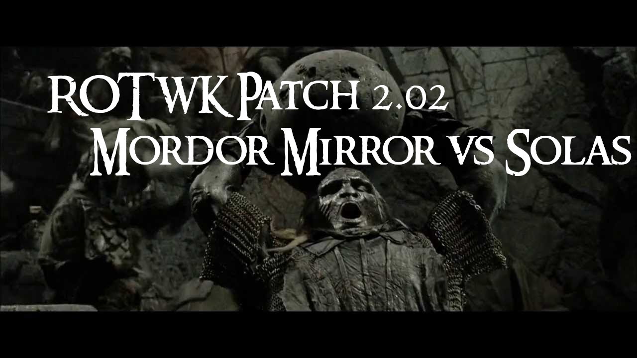 BFME2 ROTWK 2.02 1v1 vs Solas (first one to fell beast wins)