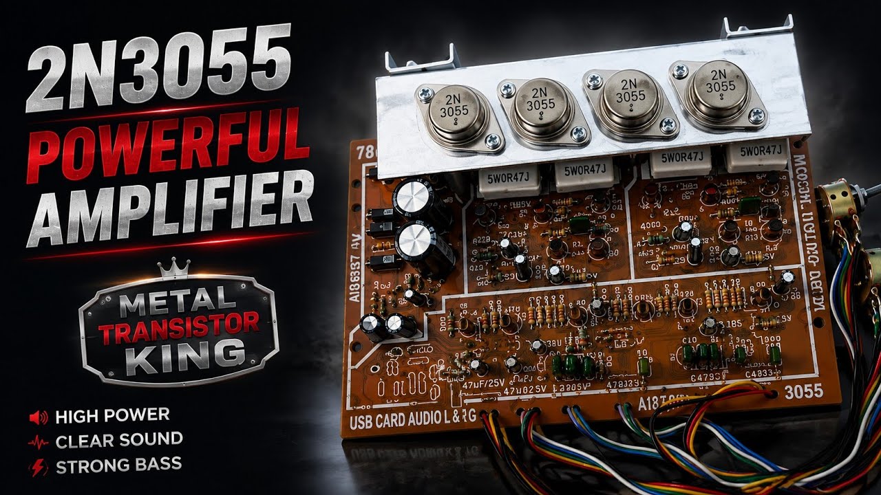 2N 3055 Amplifier Audio Board | Kya ye lena sahi hai | #bass