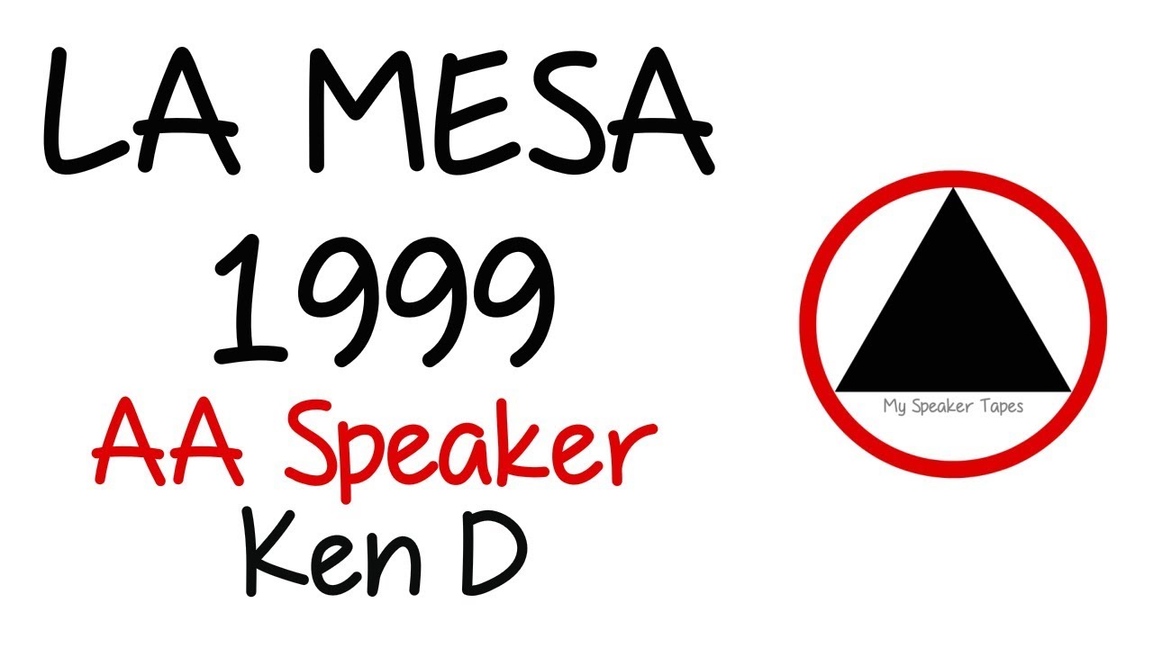 Funny AA Speaker Ken D speaking at La Mesa 1999
