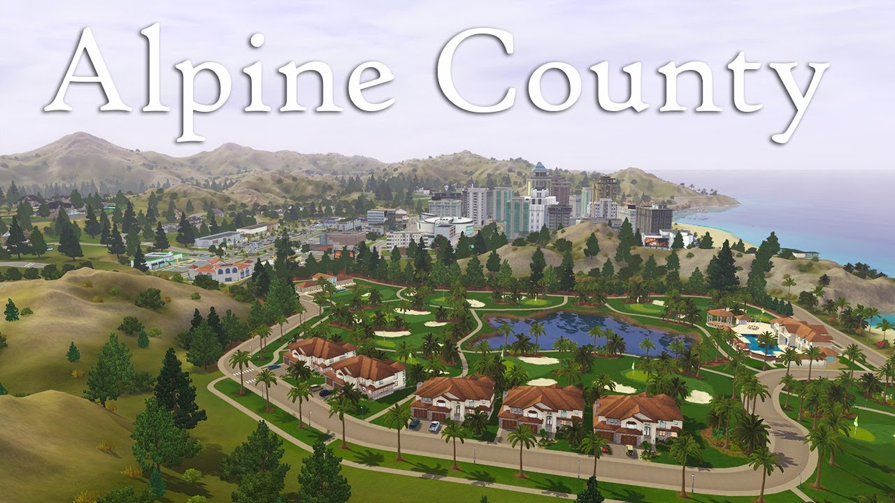 Alpine County: World Overview//The Sims 3