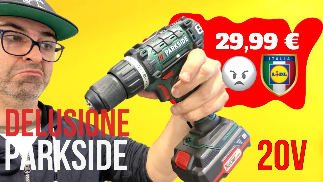TRAPANO PARKSIDE LIDL ROTTO AL PRIMO TEST !! 🤬🤬ATTENZIONE !! X20 Team