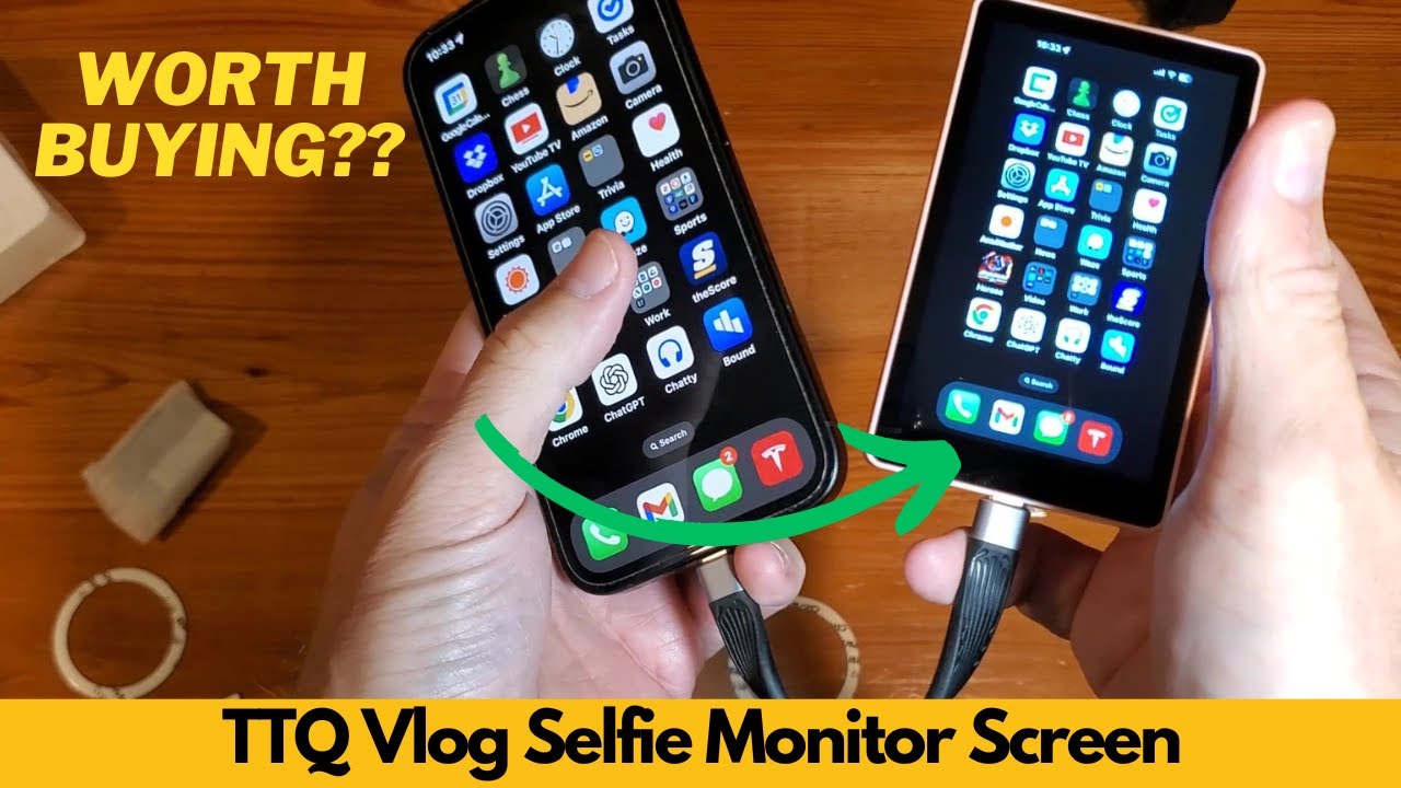 TTQ Vlog Selfie Monitor Screen, Magnetic Phone Vlog Selfie Monitor Screen 4K 60fps - Worth Buying?