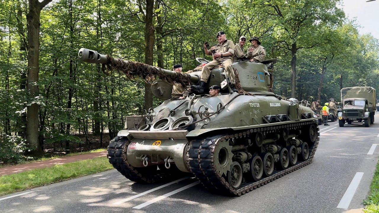 🇬🇧🇳🇱 LIBERATION TASK FORCE : Operation Market Garden : Mierlo : Military Remembrance Convoy 2024