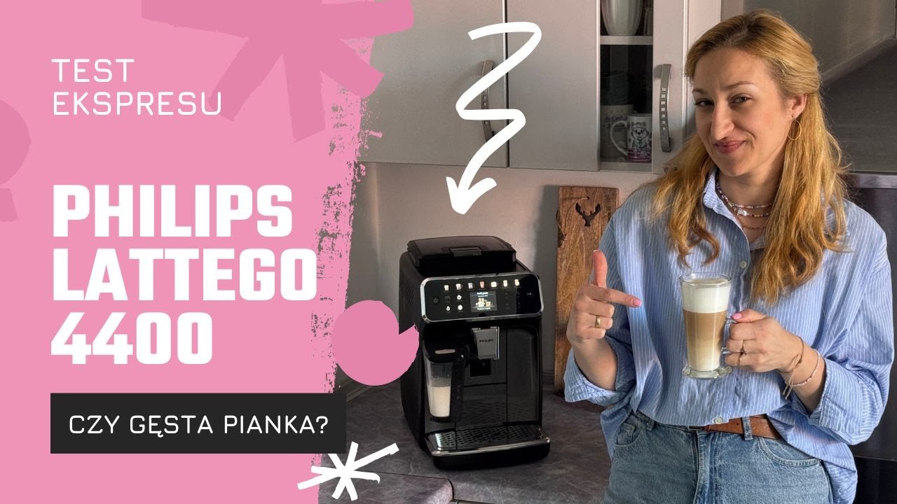 Test ekspresu Philips LatteGo 4400 - jak gęsta jest pianka?