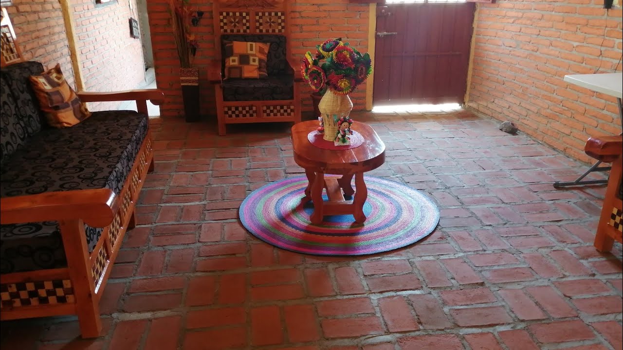 🏡 Remodelando mi sala (piso) de ladrillos estilo R&uacute;stico mexicano🇲🇽🇲🇽
