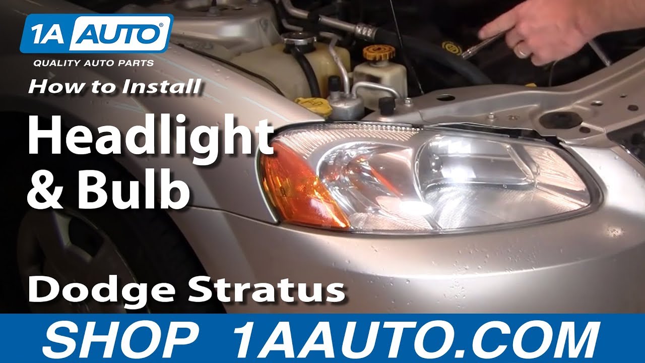 How to Replace Headlight 01-06 Dodge Stratus
