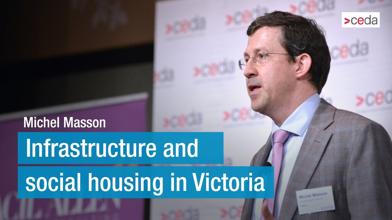 Infrastructure and social housing in Victoria - Michel Masson