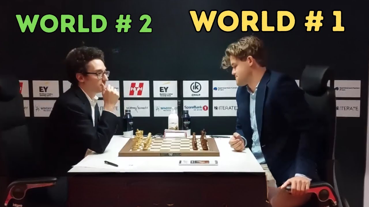 World No.1 Magnus Carlsen vs World No.2 Fabiano Caruana