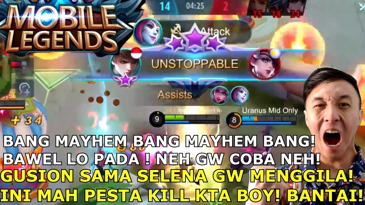 JIWA GLOBAL GUSION GW SAMA SELENA LSNG KEMBALI LAGI! BANTAI!