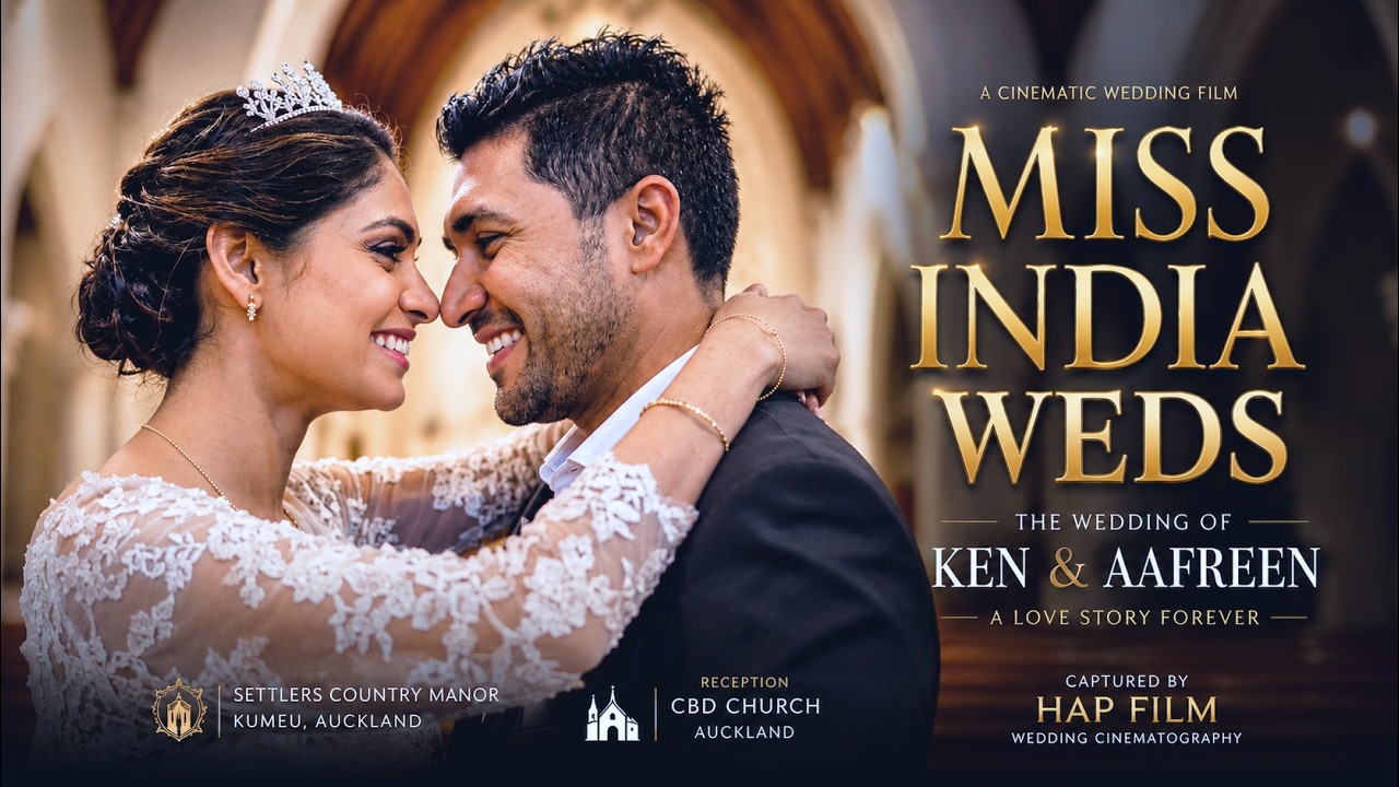 Our Wedding ❤️ Settlers Country Manor - Kumeu & Cathedral, Miss India Wedding Video in Auckland NZ