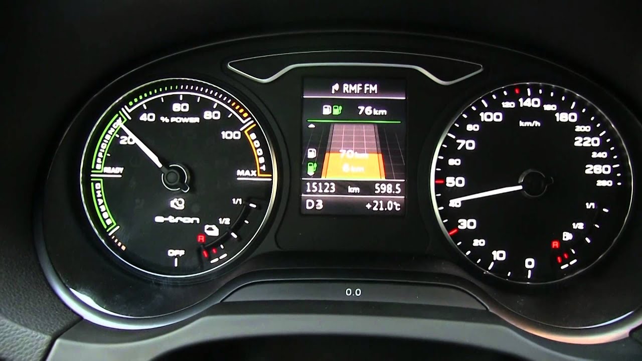 Audi A3 e-tron - średnie spalanie, spos&oacute;b działania napędu hybrydowego