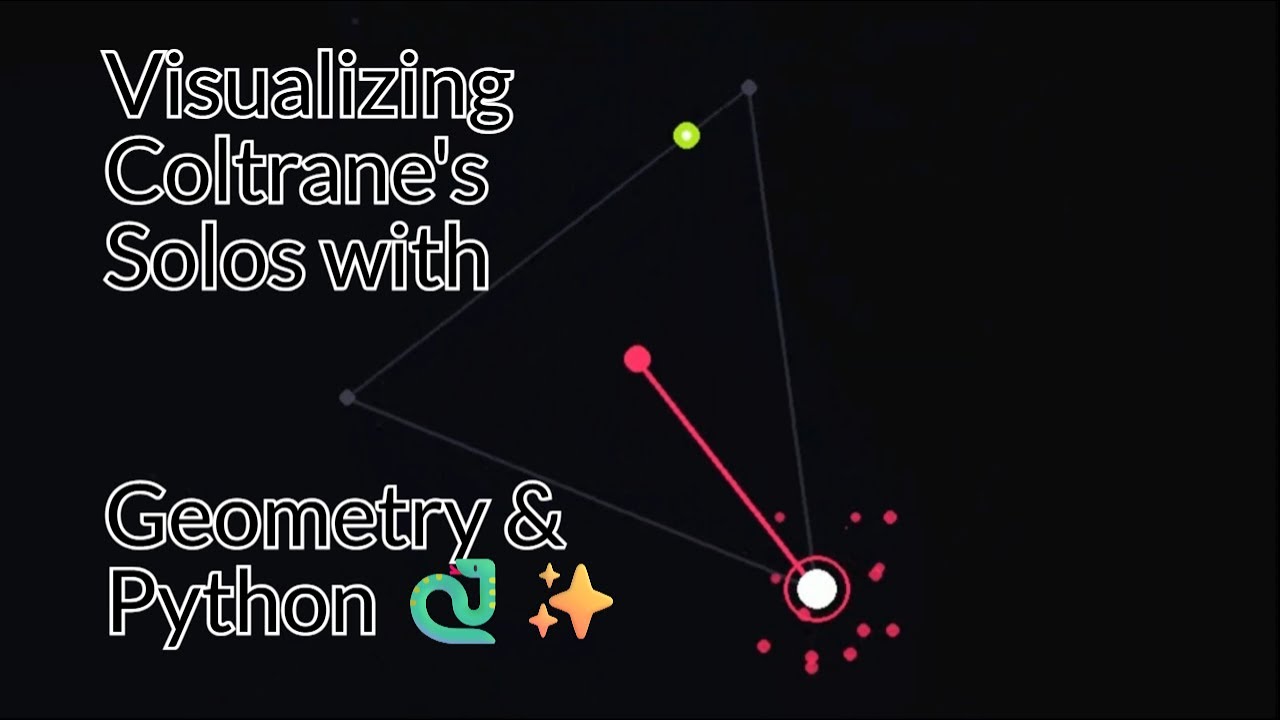 Visualizing Coltrane's Solos with Geometry & Python 🐍✨