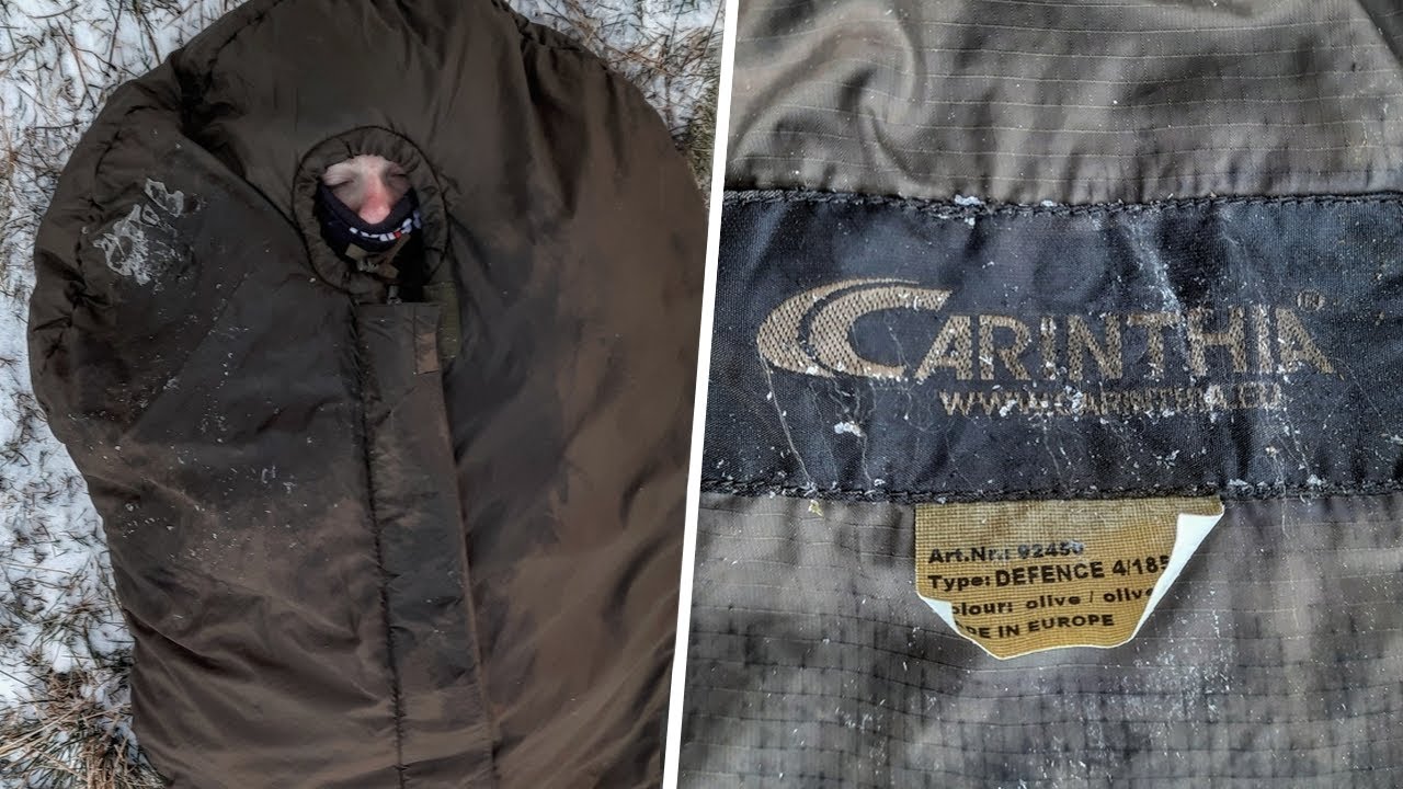 Le meilleur sac de couchage pour le Bivouac Bushcraft ? | Carinthia Defence 4