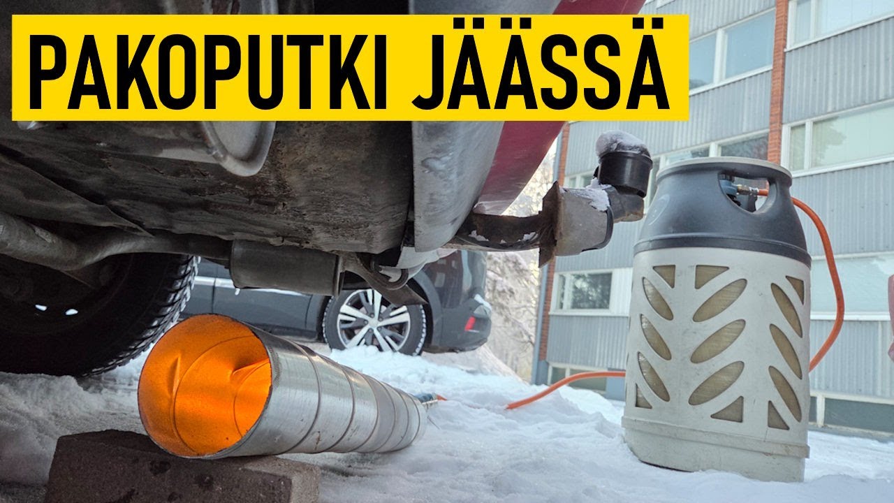 Pakoputki jäässä!