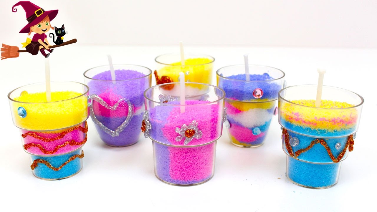 🔴 Juguetes de Manualidades para Niños 🕯Hacemos Velas de Colores