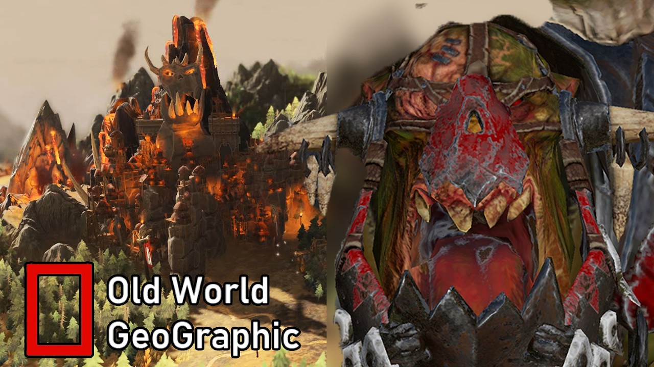 Black Crag, the Greenskin Stronghold Only the Strongest Warlord can Claim - Old World Geographic