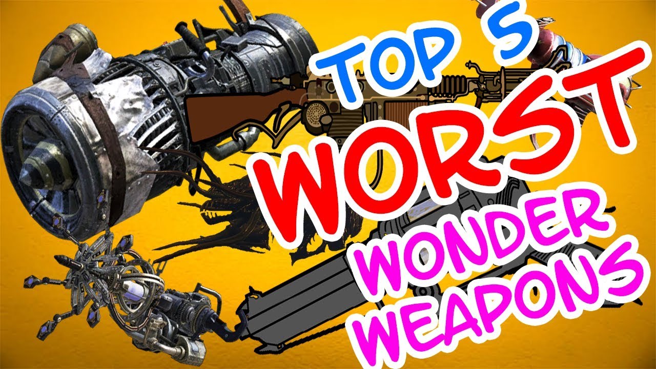 TOP 5 WORST WONDER WEAPONS IN CALL OF DUTY ZOMBIES