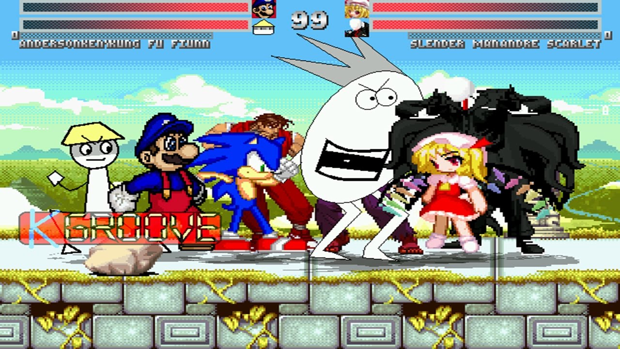 Team andersonkenya1 vs Team Hank chevsky Part 5 + Extra MUGEN Request 4v4 Battle!!!