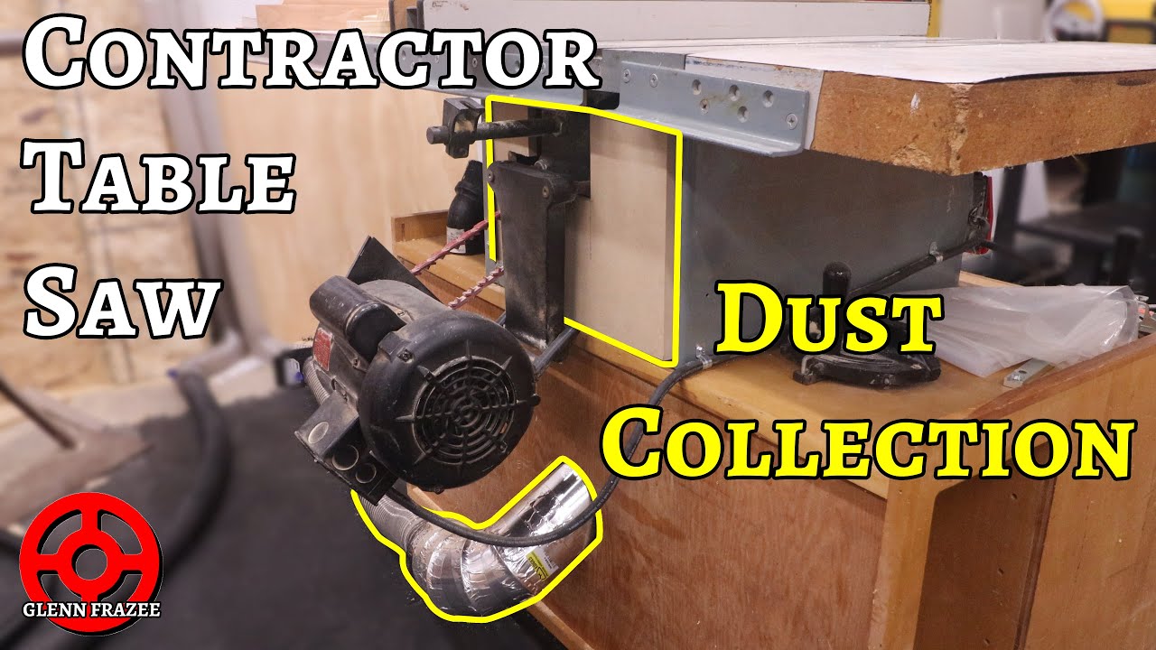 Adding Dust Collection for Contractor Table Saw | Delta Model 10