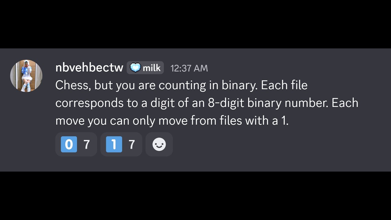 If Chess Was Binary