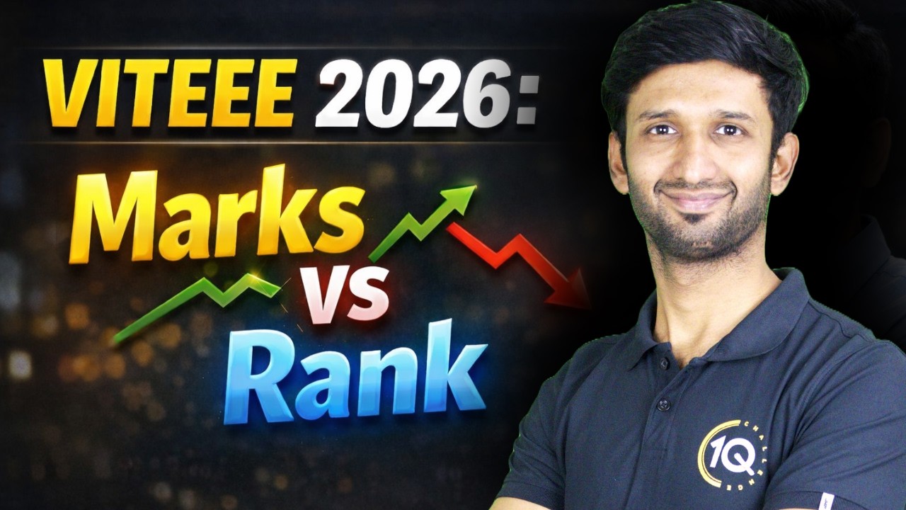 VITEEE 2026 Marks vs Rank 📊 | Safe Score for VIT Vellore CSE Revealed!