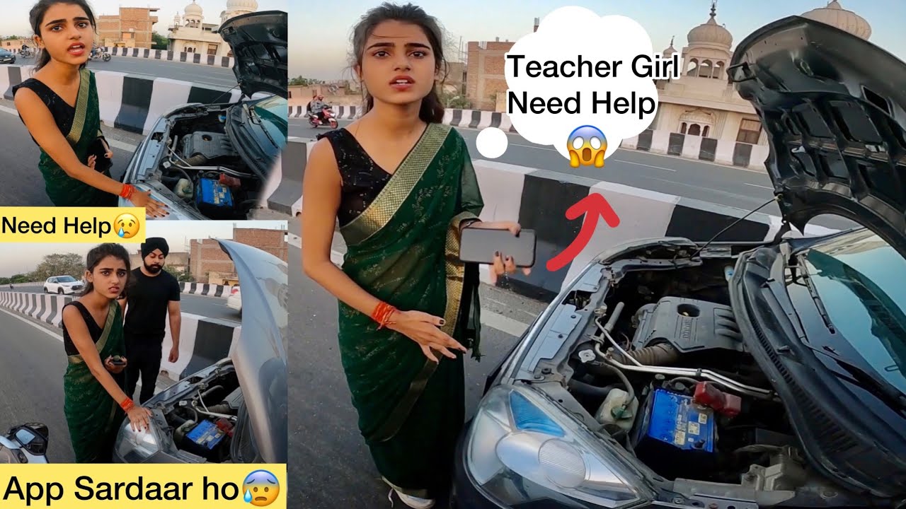 GirL Teacher Need help On Highway🥺 Meri Jaan Bcha lo🙏🏻 Traning Back Workout ❤️Ladakh