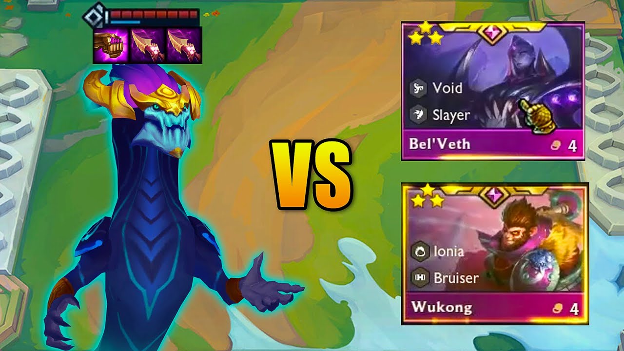 WUKONG 3 AND BEL'VETH 3 VS A'SOL 2. THANKS MORTDOG FOR B PATCH | TFT Set 16