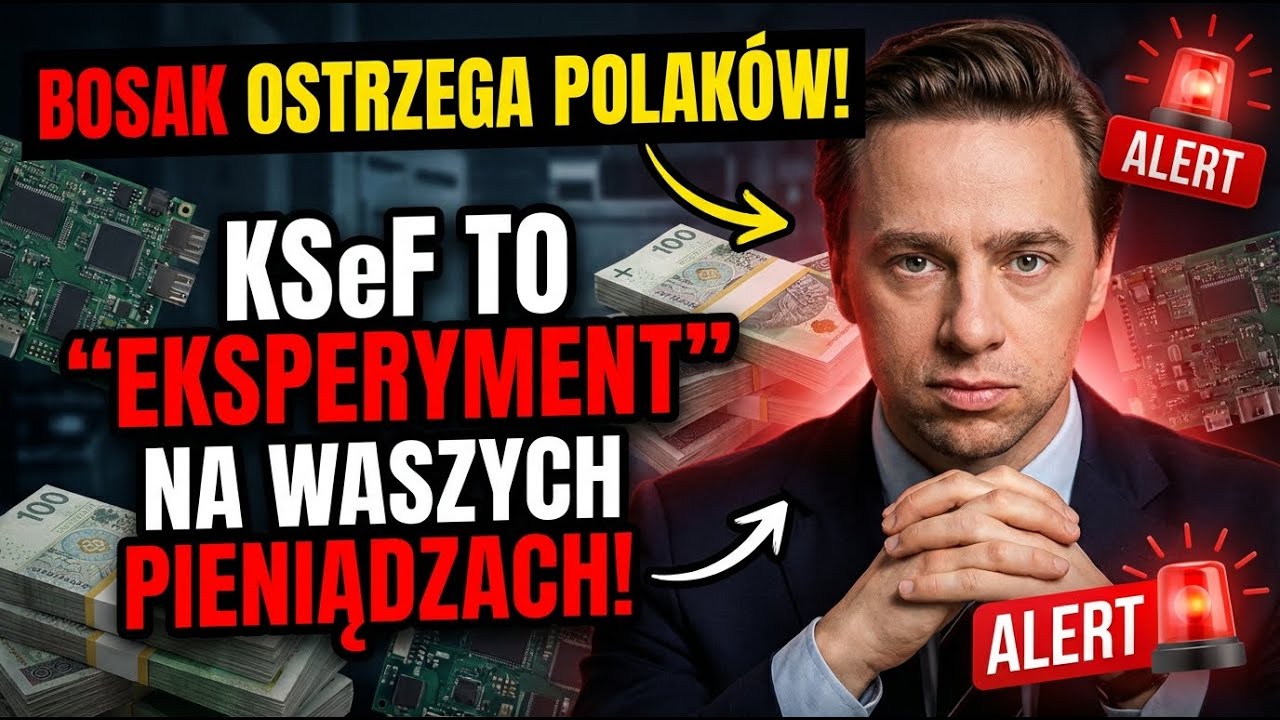 Bosak OSTRZEGA Polak&oacute;w! KSeF to 