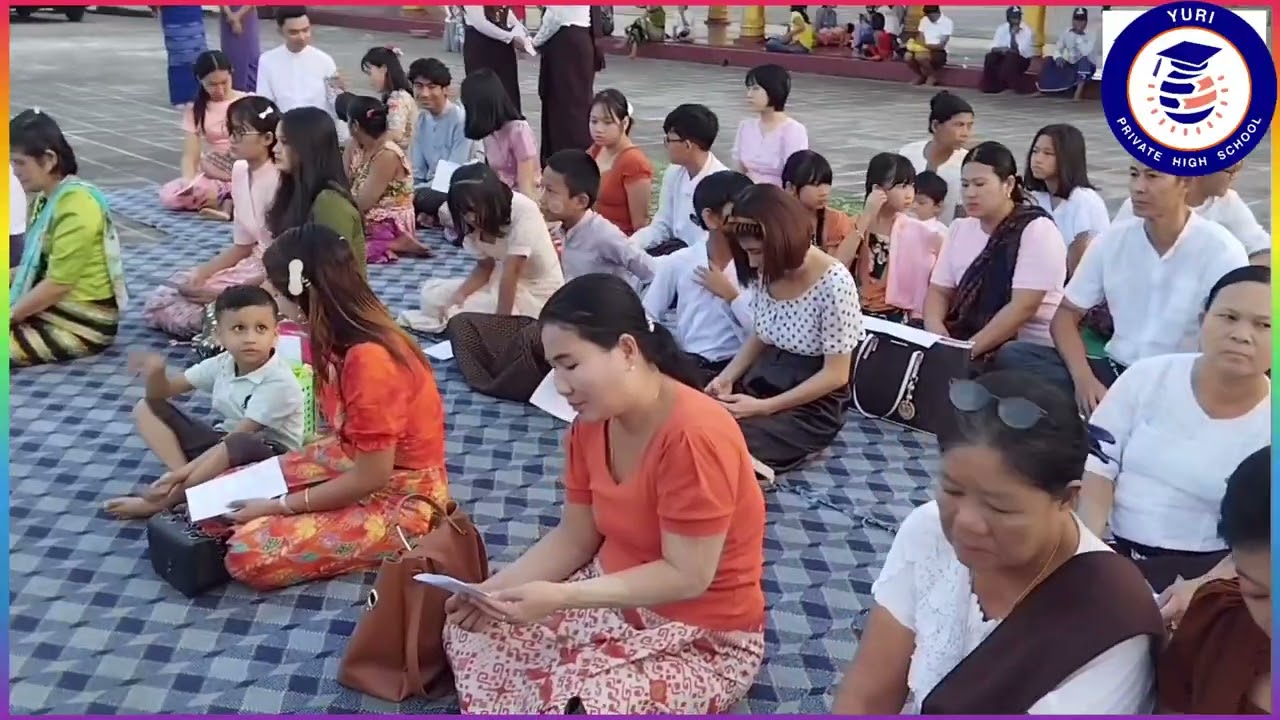 ယူရီကိုယ်ပိုင်ကျောင်းမှ ကျောင်းသား/သူဟောင်းများ၏ ၂၀၂၃ တန်ဆောင်တိုင် အမှတ်တရ
