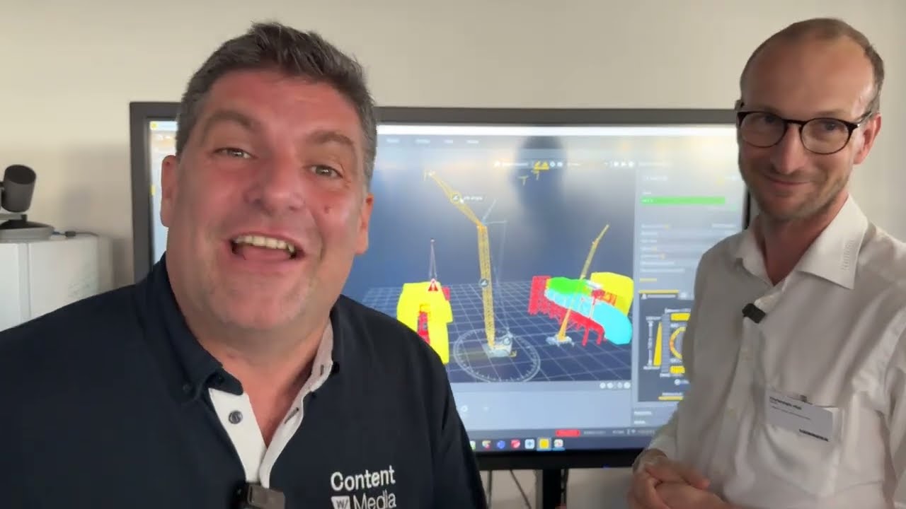 Crane Planner from Liebherr specialist 3D software for lift planning explained by expert Christoph