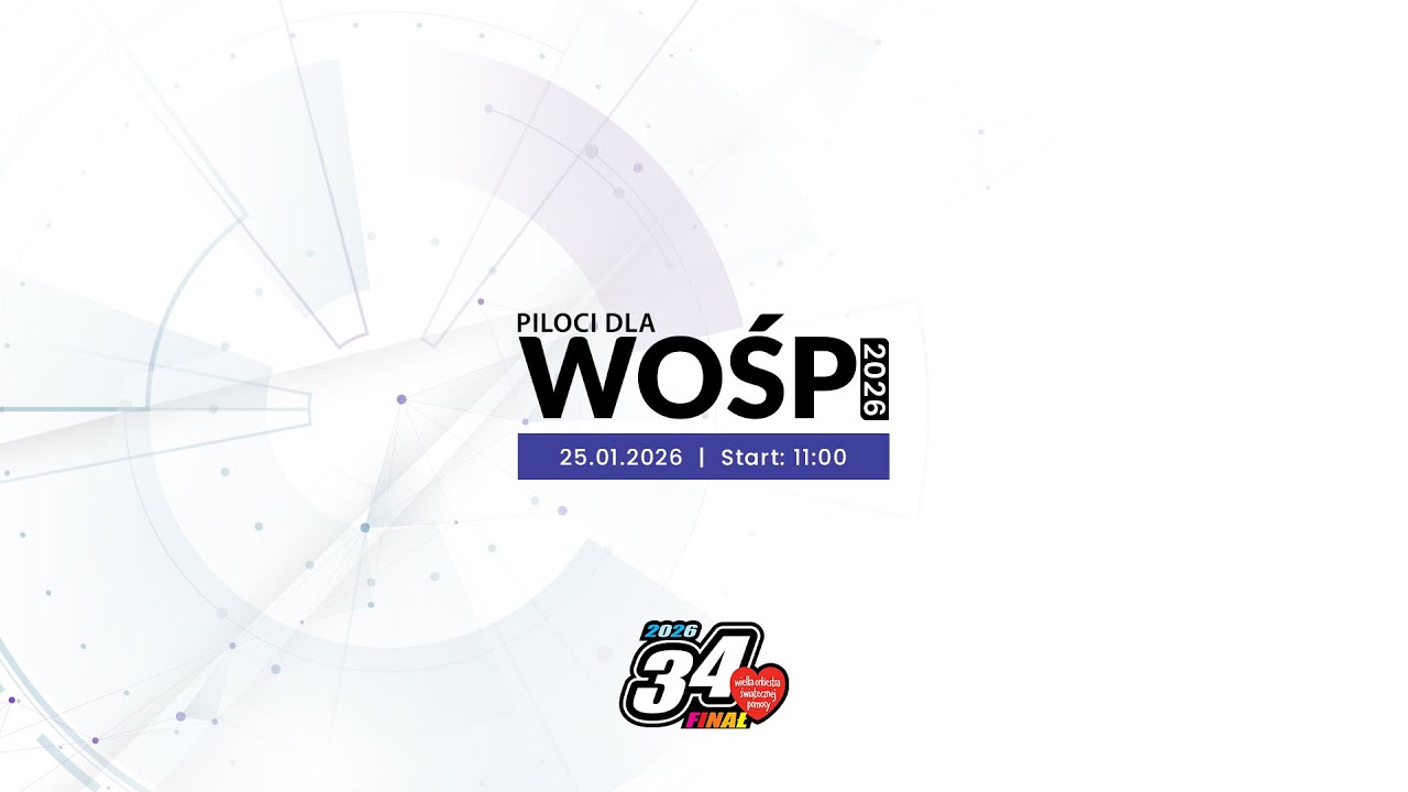 ❤️ Piloci dla WOŚP 2026 ❤️ | Pomagamy, ponieważ wiemy jak to robić