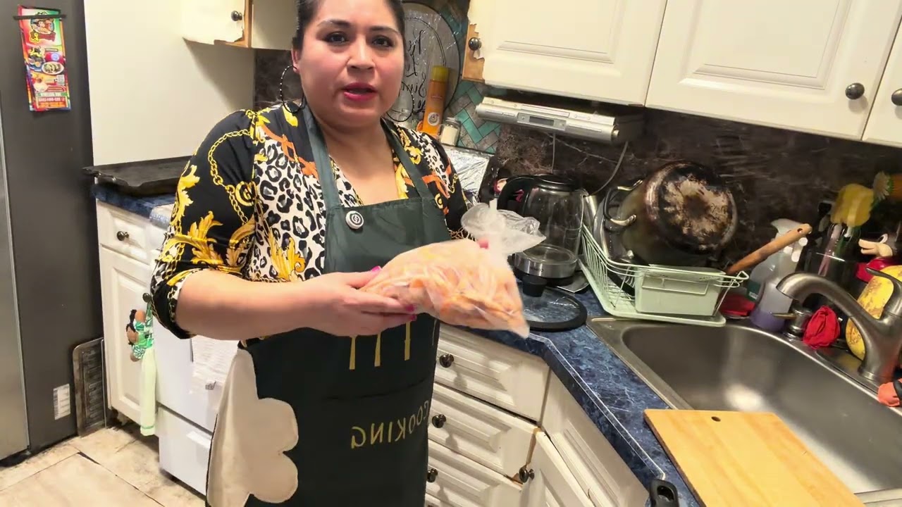 COMO PREPARAR CAMARONES SECOS CON NOPALES FÁCIL Y SENCILLO 
