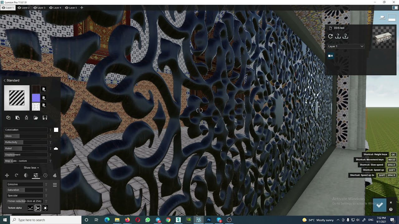 Normal+Height map photoshop lumion