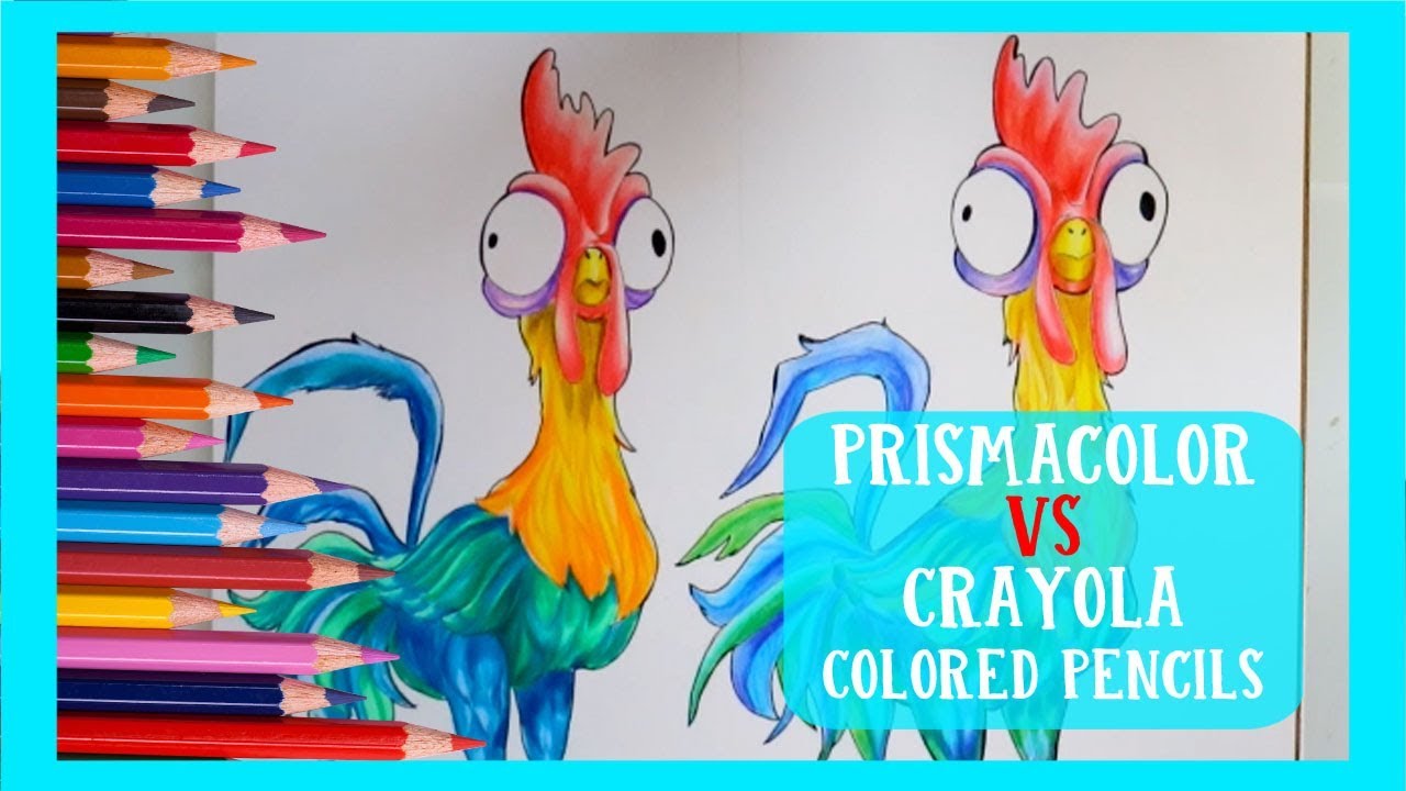 PRISMACOLOR Colored Pencils VS CRAYOLA Colored Pencils  - @dramaticparrot